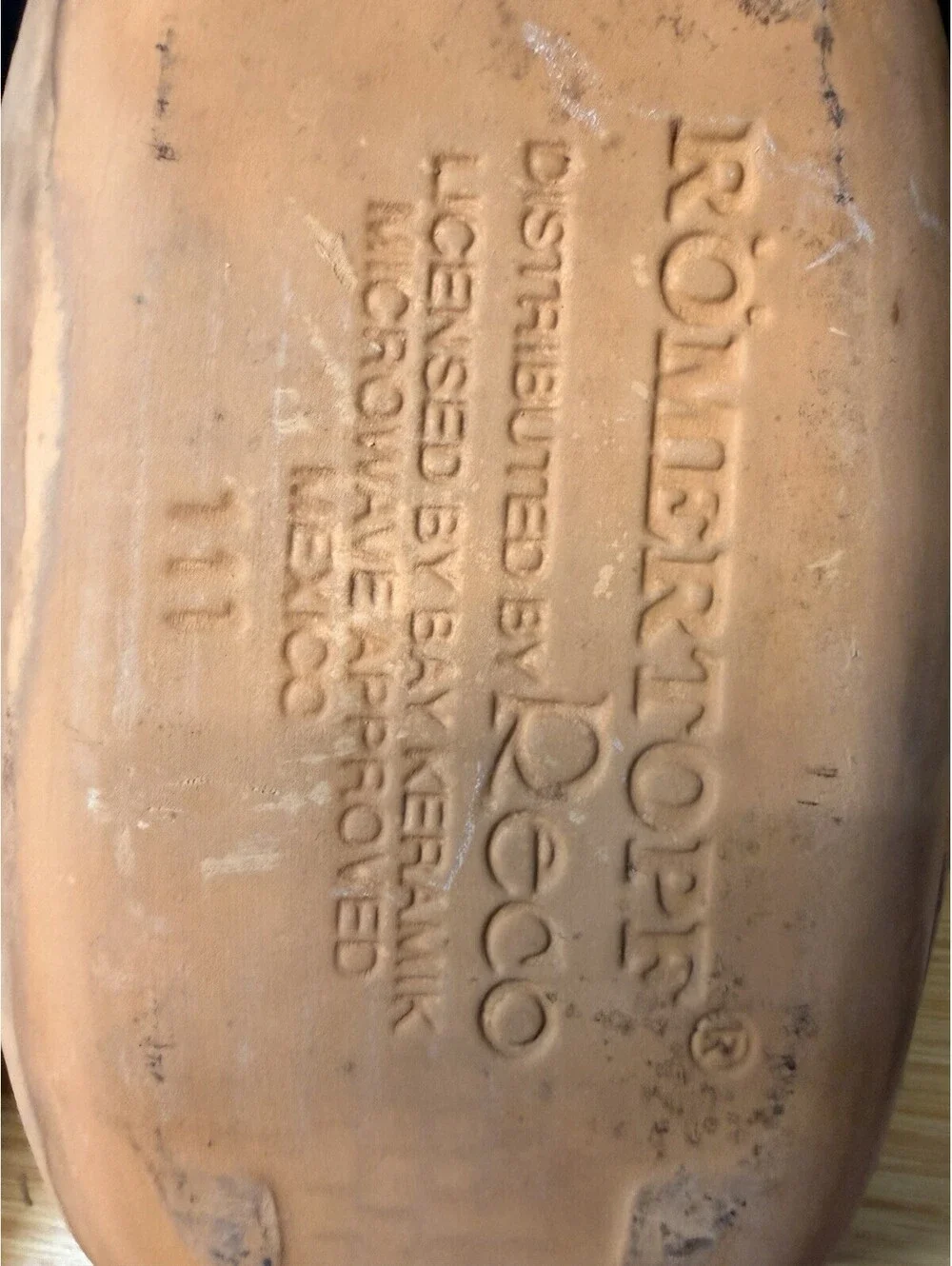 Vintage Romertopf Clay Baker Roaster West Germany 111 Bread